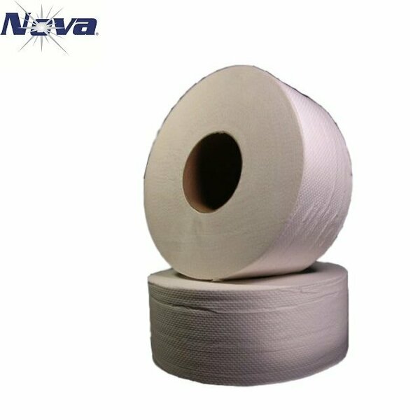 Nova Jumbo Tissue Ultrasoft 2ply 9 in. 12, 1000PK Nova 1000